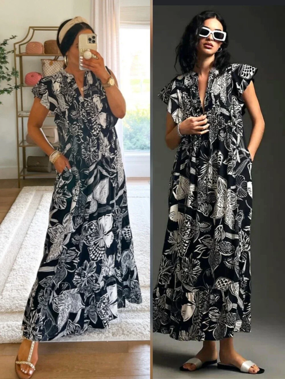 Maeve Cassandra Maxi Dress Floral Anthropologie - Picture 3 of 5